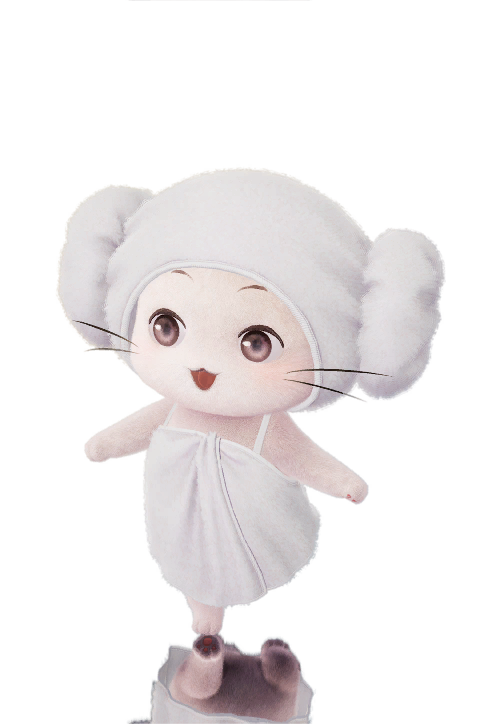 Momo's Cloak: Post-bath Moment Preview