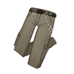 Green Slim-Fit Pants Image