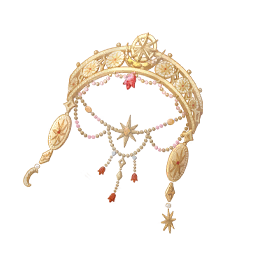 Celestial Radiance: Scarlet Tears Image