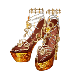 Guiding Glow: Amber Fire Image