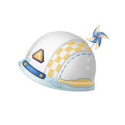 Blue-White Safety Hat Image