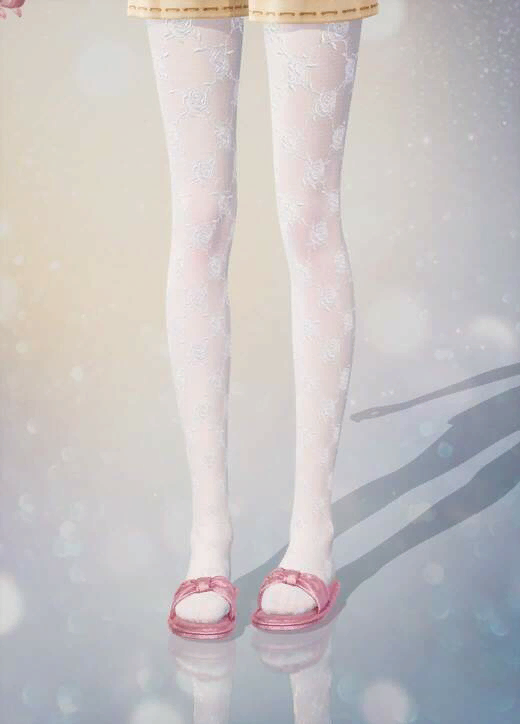 White Floral Net