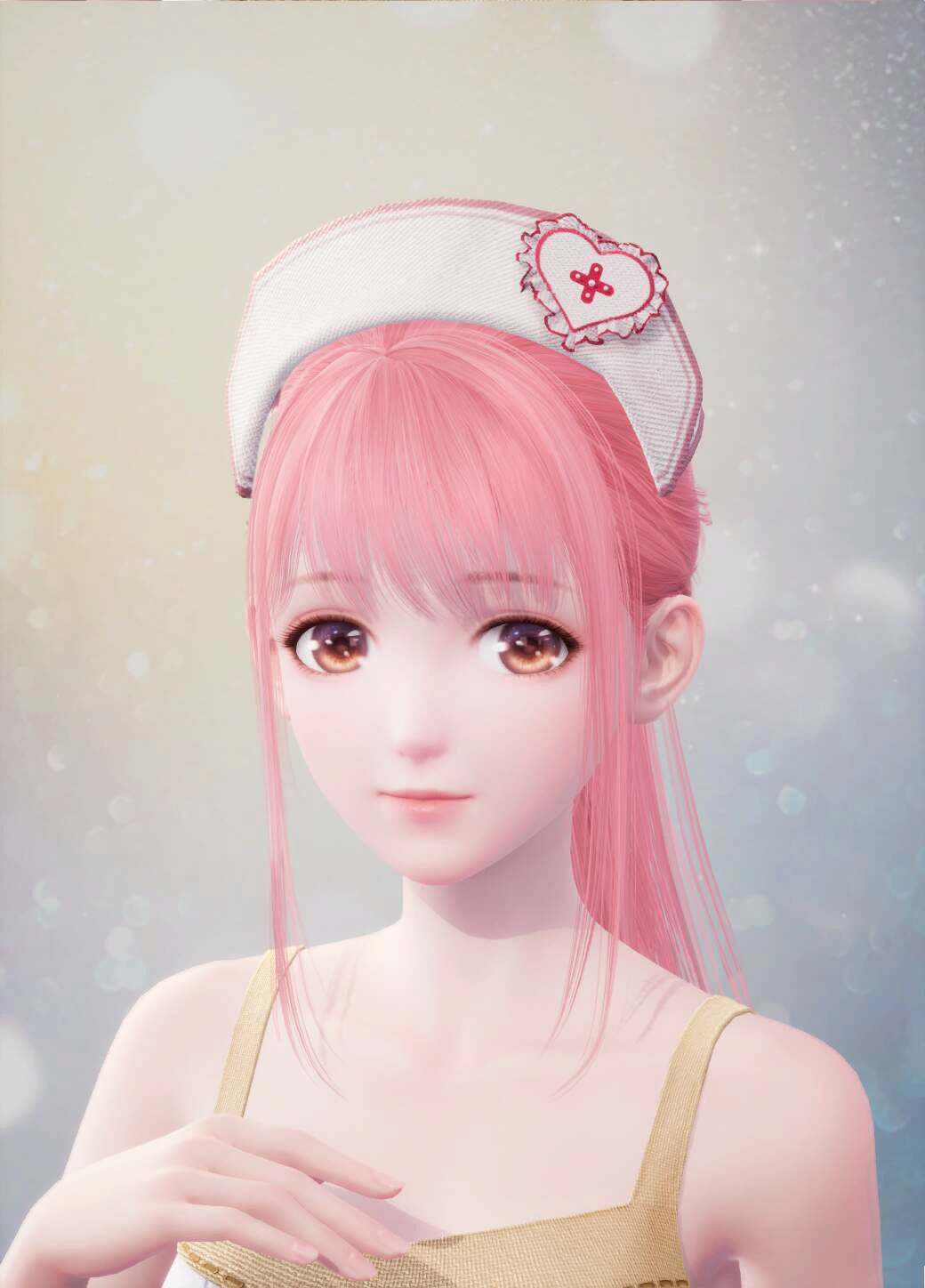 Pink-Edged Hat