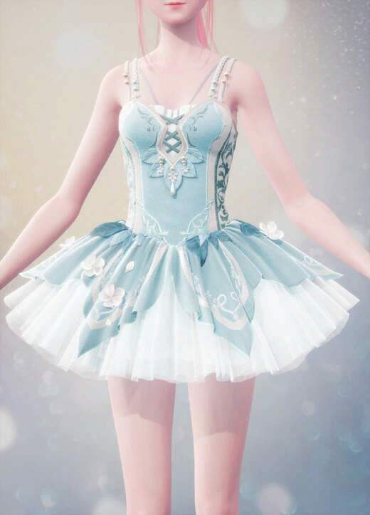 Floating Morning Veil: Light Blue